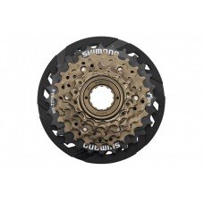 Трещотка 7-к 14-28Т SHIMANO TZ-500 с защитой спиц ED FRW-017