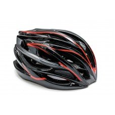 Шлем велосипедный FSK AH404 черно-красный HEAD-026