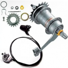 Втулка задняя Al 36H 14G CP мм SHIMANO NEXUS Inter-3 с комплектом SL-3S41 EALS 2150 mm HUBR-Al-082
