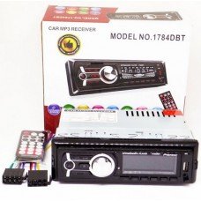 Автомагнитола 1DIN MP3 1784DBT (1USB, 2USB-зарядка, TF card, Bluetooth, съёмная панель) | Магнитола в машину