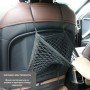 Сетка-органайзер "карман" на крючках между сидений в салон авто (чёрная, 25х30 см)