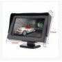 Автомонитор LCD 4.3'' для двух камер 043 | монитор автомобильный для камеры заднего вида, дисплей