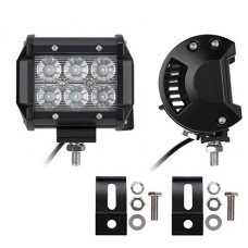 Фара LED (6 LED) 5D-18W-SPOT Светодиодная дополнительная автомобильная автофара на крышу противотуманка