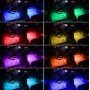 Cветодиодная RGB лента для подсветки салона автомобиля с пультом ДУ 4 шт по 18 лед ELITE LUX EL-1228
