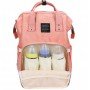 Сумка-рюкзак для мам lequeen Mom Bag вмещающий 25 предметов для ребёнка NO1030 ПУДРА