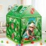 Игровой домик детская палатка для мальчиков Happy kid Military House для дома и улицы Зелёный