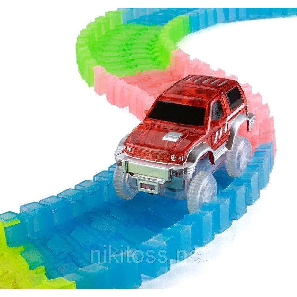 Светящаяся трасса MAGIC TRACK CAR 160 деталей,Автотрек с машиной Track Car, Track Car 160 Светящаяся трасса MAGIC TRACK CAR 160 деталей,Автотрек с машиной Track Car, Track Car 160