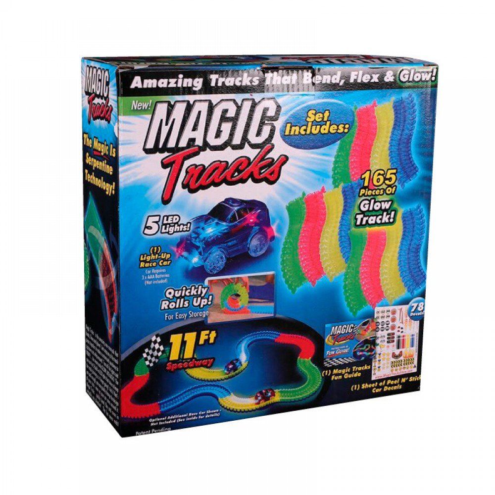 Светящаяся трасса MAGIC TRACK CAR 160 деталей,Автотрек с машиной Track Car, Track Car 160 Светящаяся трасса MAGIC TRACK CAR 160 деталей,Автотрек с машиной Track Car, Track Car 160
