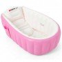 Детская надувная ванночка INTIME BABY BATH YT-226A, ванночка для купания ребенка розовая и голубая