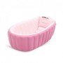 Детская надувная ванночка INTIME BABY BATH YT-226A, ванночка для купания ребенка розовая и голубая