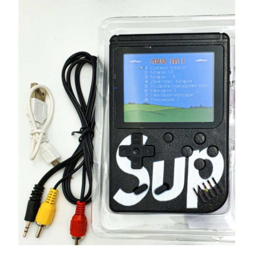 Ретро приставка Sup консоль с цветным LCD экраном без джойстика 8-bit 400 игр Ретро приставка Sup консоль с цветным LCD экраном без джойстика 8-bit 400 игр