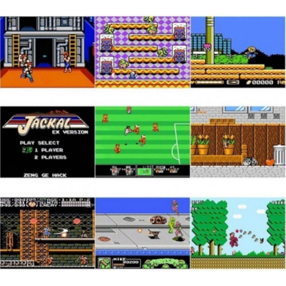 Ретро приставка Sup консоль с цветным LCD экраном без джойстика 8-bit 400 игр Ретро приставка Sup консоль с цветным LCD экраном без джойстика 8-bit 400 игр