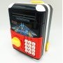 Игрушечный детский сейф 1808Z с электронным кодовым замком, копилка чемодан на колёсах Супергерои