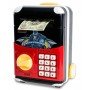 Игрушечный детский сейф 1808Z с электронным кодовым замком, копилка чемодан на колёсах Супергерои