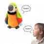 Говорящий попугай повторюшка Красный Parrot Talking