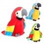 Говорящий попугай повторюшка Красный Parrot Talking