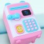 Копилка-Сейф РОЗОВАЯ з кодовим замком Face Recognition Money BOX , Электронная детская копилка
