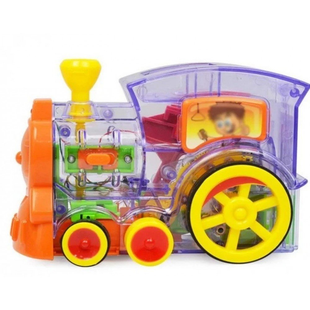 Розвиваюча іграшка поїзд-доміно DOMINO Happy Truck 100 Розвиваюча іграшка поїзд-доміно DOMINO Happy Truck 100