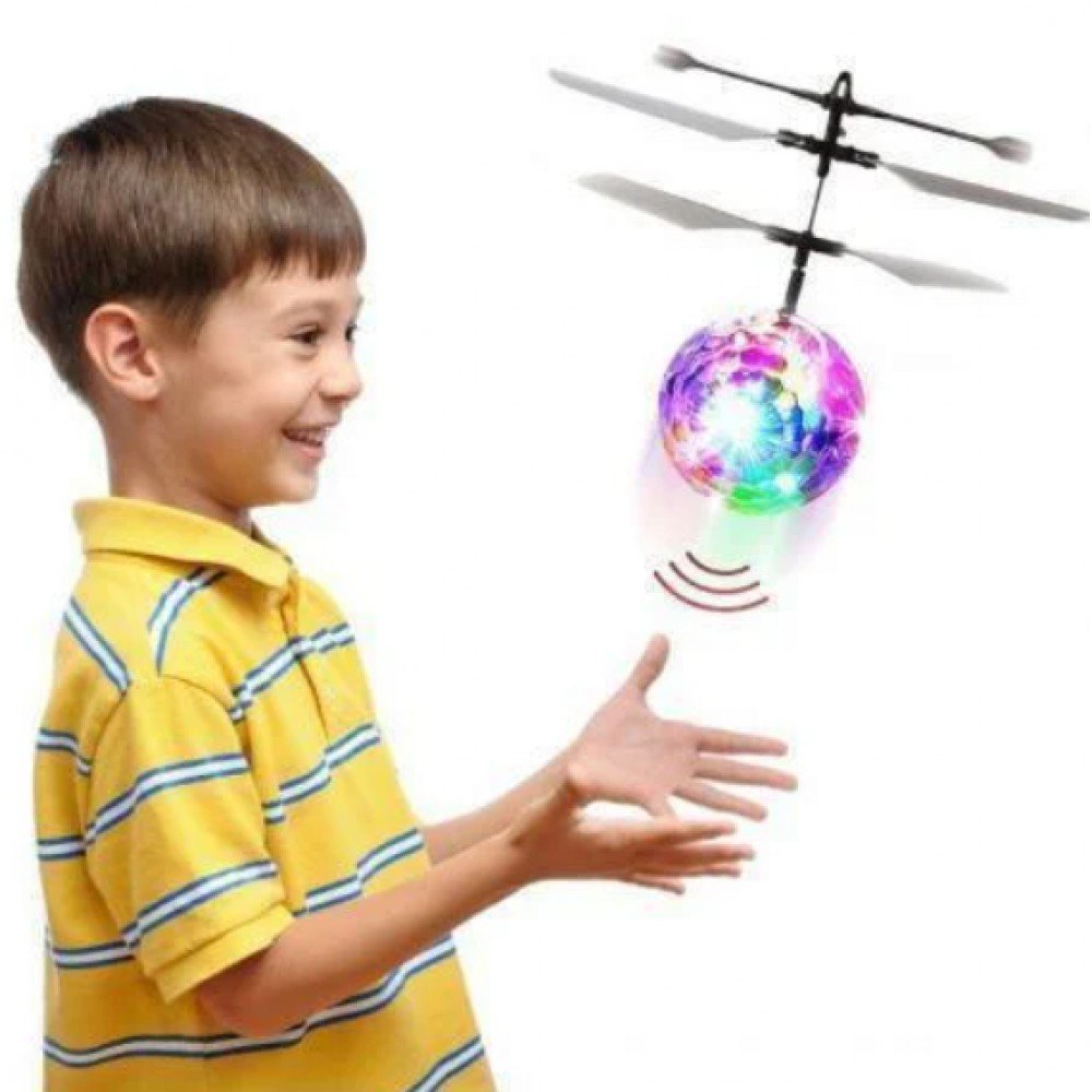 Светящийся летающий шар LED Flying Ball PC398, Индукционная игрушка "Летающий шар" Светящийся летающий шар LED Flying Ball PC398, Индукционная игрушка "Летающий шар"