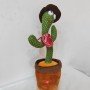 Интерактивный плюшевый танцующий кактус повторюшка Dancing Cactus DC2 с подсветкой, поющий