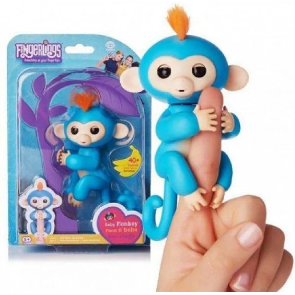 Обезьянка интерактивная на палец Happy Monkey Fingerlings Обезьянка интерактивная на палец Happy Monkey Fingerlings