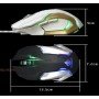 Компьютерная USB Мышь S150 со светодиодным светом 2400 dpi, игровая мышка "SHIPADOO"