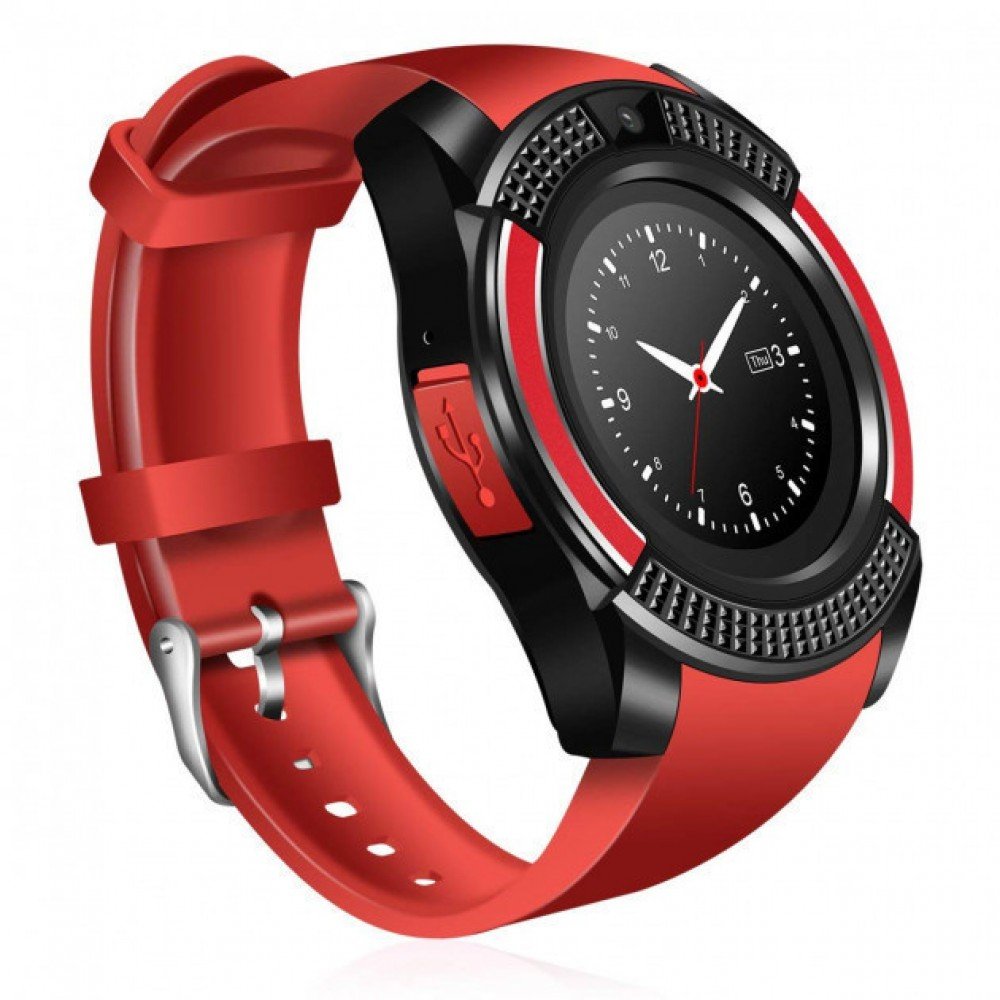 Сенсорные Smart Watch V8 смарт часы умные часы КРАСНЫЕ Сенсорные Smart Watch V8 смарт часы умные часы КРАСНЫЕ