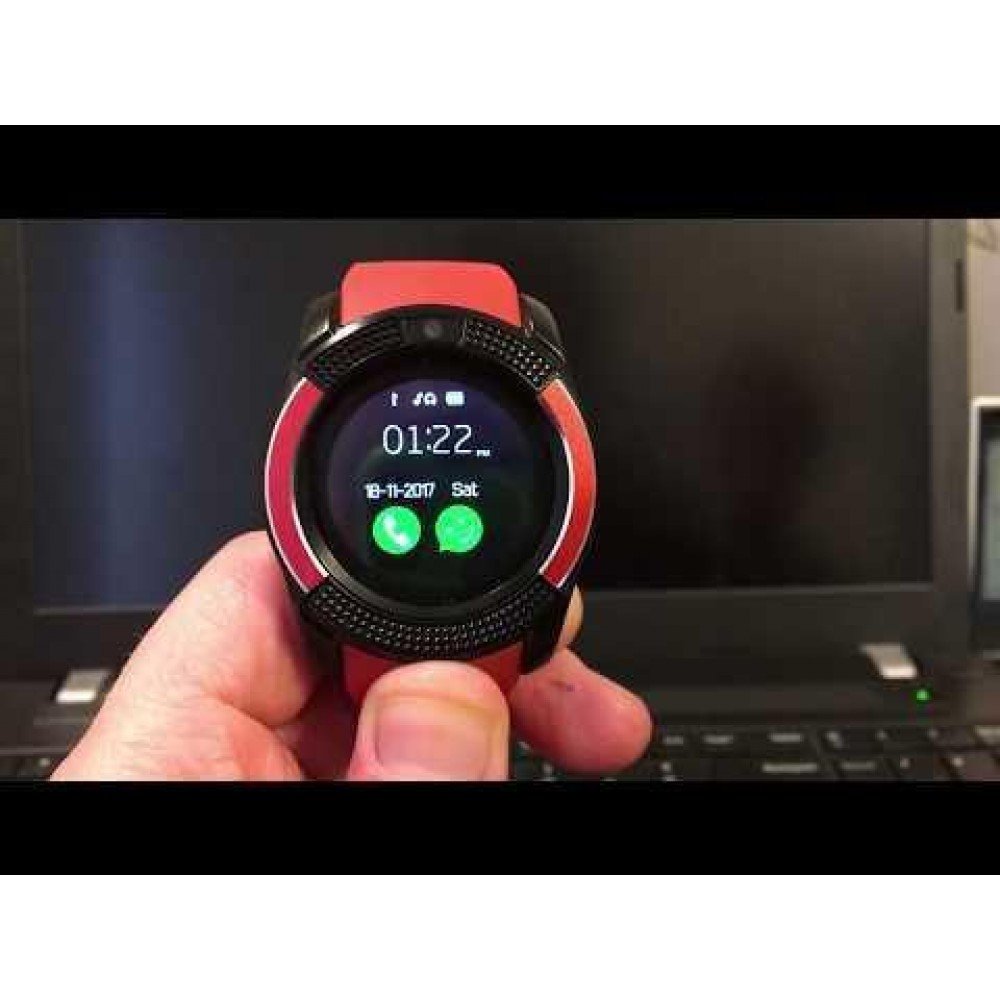 Сенсорные Smart Watch V8 смарт часы умные часы КРАСНЫЕ Сенсорные Smart Watch V8 смарт часы умные часы КРАСНЫЕ