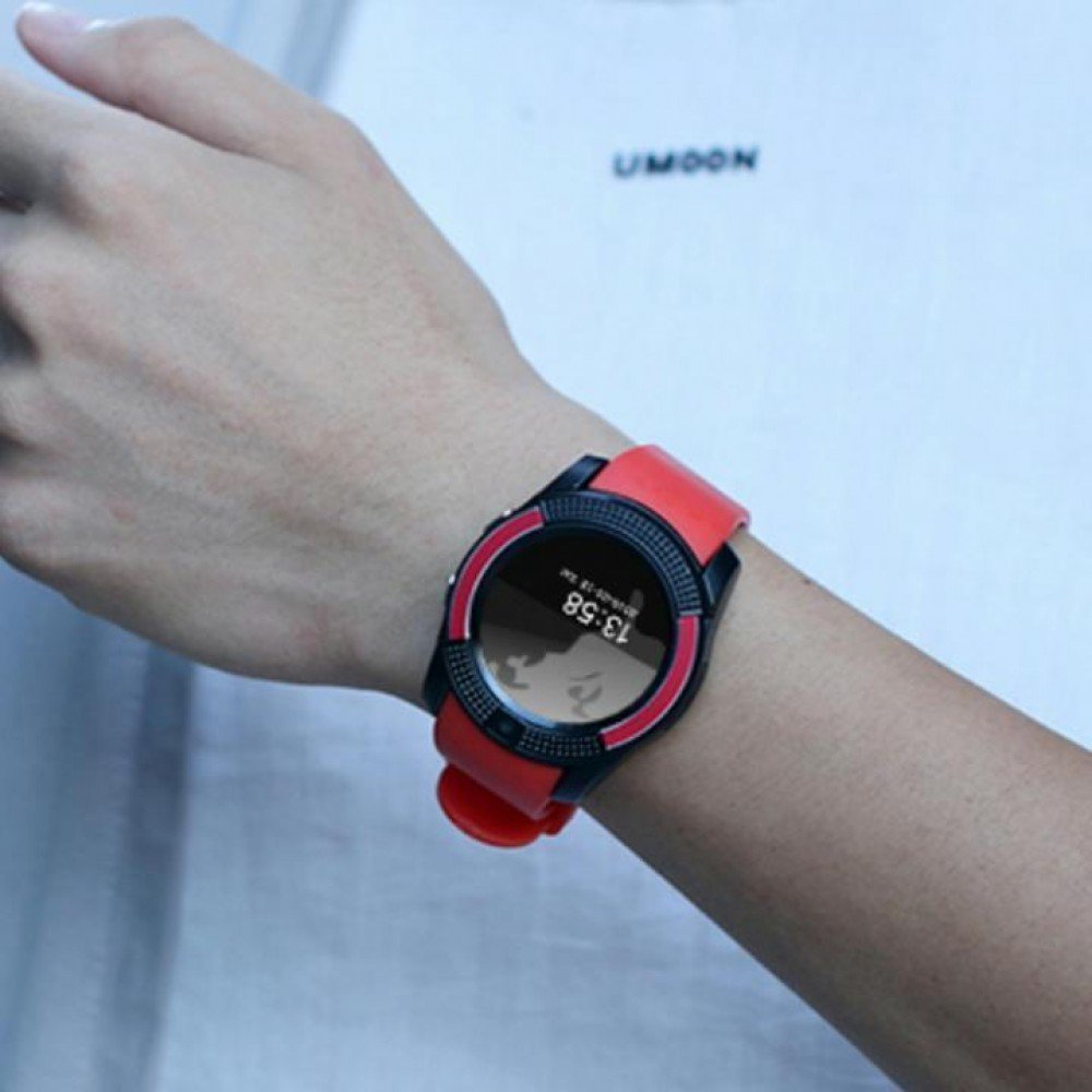 Сенсорные Smart Watch V8 смарт часы умные часы КРАСНЫЕ Сенсорные Smart Watch V8 смарт часы умные часы КРАСНЫЕ
