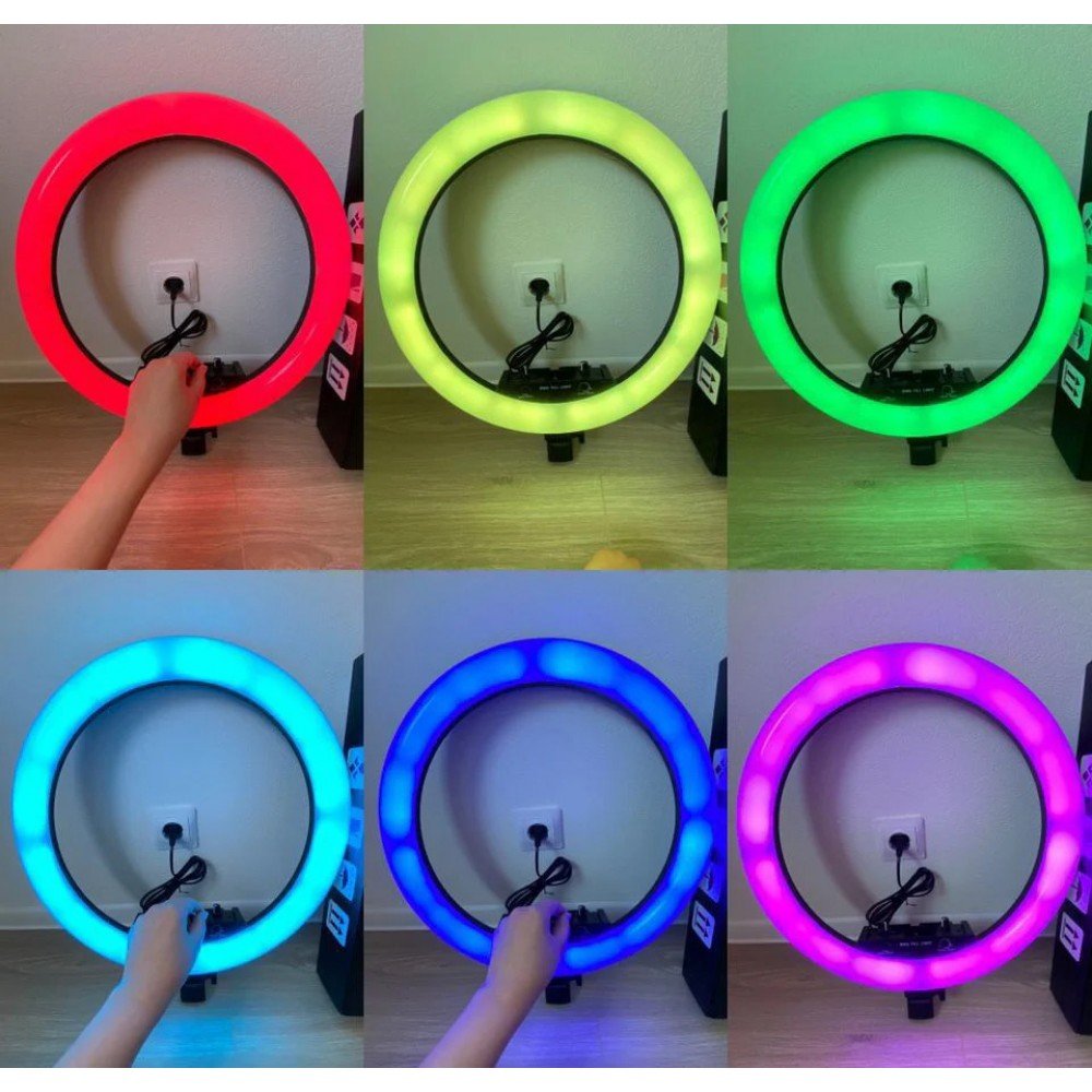 Светодиодная кольцевая лампа F133/1 RGB 45 см Светодиодная кольцевая лампа F133/1 RGB 45 см