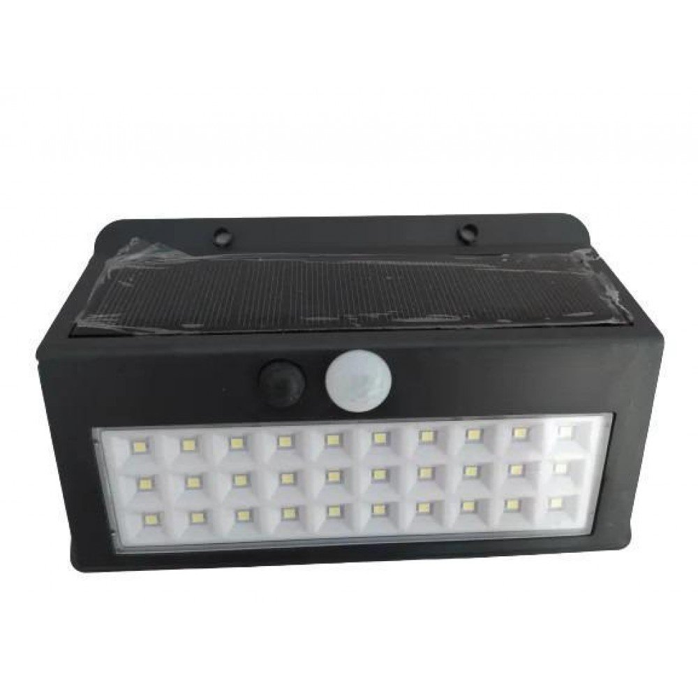 Светильник сенсорный Solar SL-A30 30 LED на солнечной батарее Черный Светильник сенсорный Solar SL-A30 30 LED на солнечной батарее Черный