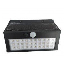 Светильник сенсорный Solar SL-A30 30 LED на солнечной батарее Черный