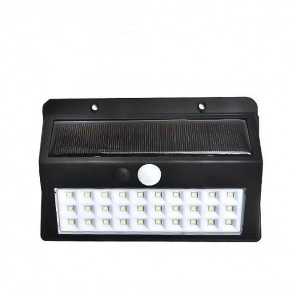 Светильник сенсорный Solar SL-A30 30 LED на солнечной батарее Черный Светильник сенсорный Solar SL-A30 30 LED на солнечной батарее Черный