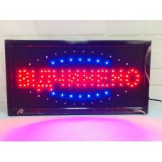 Светодиодная рекламная вывеска "Відчинено" 55 х33 см., вывеска светодиодная led АКЦИЯ