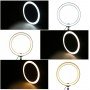Кольцевая светодиодная Led лампа для блогера селфи фотографа визажиста D 26 см Ring
