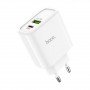 Сетевой адаптер питания Hoco C57A White HOCO Speed C57A |Type-C/USB, PD/QC3.0, 3A|