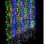 Гирлянда водопад на прозрачном проводе 400 (240 LED) ламп мультик, 2.20*2 метра G-48
