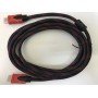Кабель HDMI на HDMI (V1.4) с фильтром в тканевой оболочке 3 метра