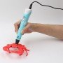 3D ручка c LCD дисплеем Pen 2 3Д принтер для рисования СИНЯЯ