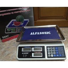 Торговые электронные весы Alfasonic AS-A072 до 50 кг