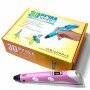 3D Ручка PEN-2 с LCD-дисплеем + Пластик! Крутая ручка для рисования! РОЗОВАЯ