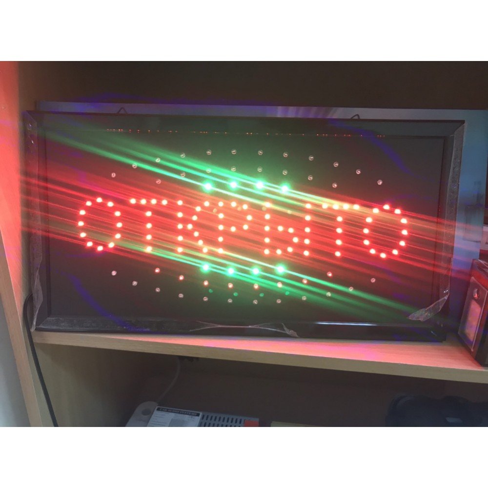 Светодиодная вывеска "ОТКРЫТО" 48 х 25 см., вывеска светодиодная led, светодиодная табличка Светодиодная вывеска "ОТКРЫТО" 48 х 25 см., вывеска светодиодная led, светодиодная табличка