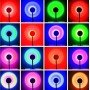 Лампа LED для селфи еффект солнца RGB + пульт F-20
