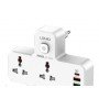 Качественный Сетевой удлинитель Ldnio SC2311 2 USB + 1 Type-C, Быстрая зарядка с ночником