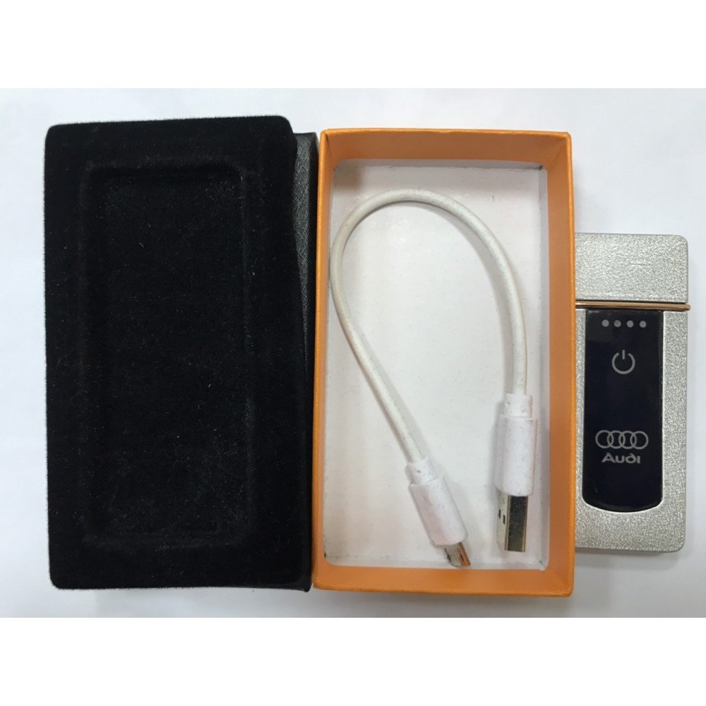 Сенсорная USB зажигалка мощная «Audi» B13 Сенсорная USB зажигалка мощная «Audi» B13