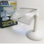 Лупа ручная с LED подсветкой и увеличительным стеклом HLV Brighter Viewer EL-1060 White