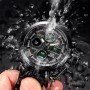 Мужские наручные часы AMST Противоударные Армейские часы Черные