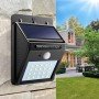 БЕСПЛАТНАЯ ДОСТАВКА!Светодиодный Навесной фонарь с датчиком движения 609 + solar 20 диодов