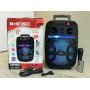 Портативная колонка Kimiso QS-4007 Bluetooth, с микрофоном для караоке, FM радио, MP3, пультом