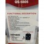 Портативная колонка Kimiso QS-5805 с микрофоном и светомузыкой (USB/BT/FM)